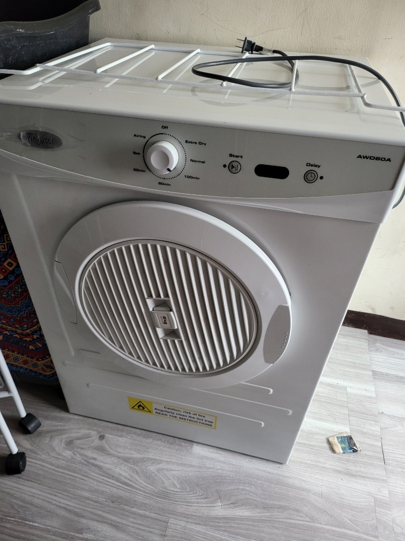 Whirlpool Dryer AWD60A, TV & Home Appliances, Washing Machines and