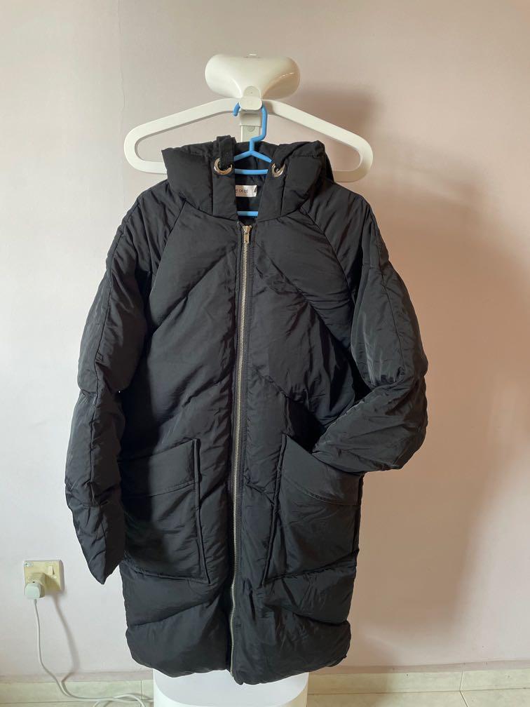 Winter Jacket Korean Style Medium Length Down Jacket Puffer Padded