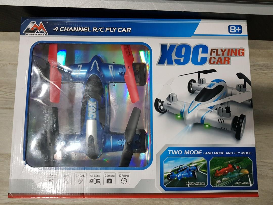 X9C 2 in1 Land & Flying Mode Car, Hobbies & Toys, Toys & Games on Carousell
