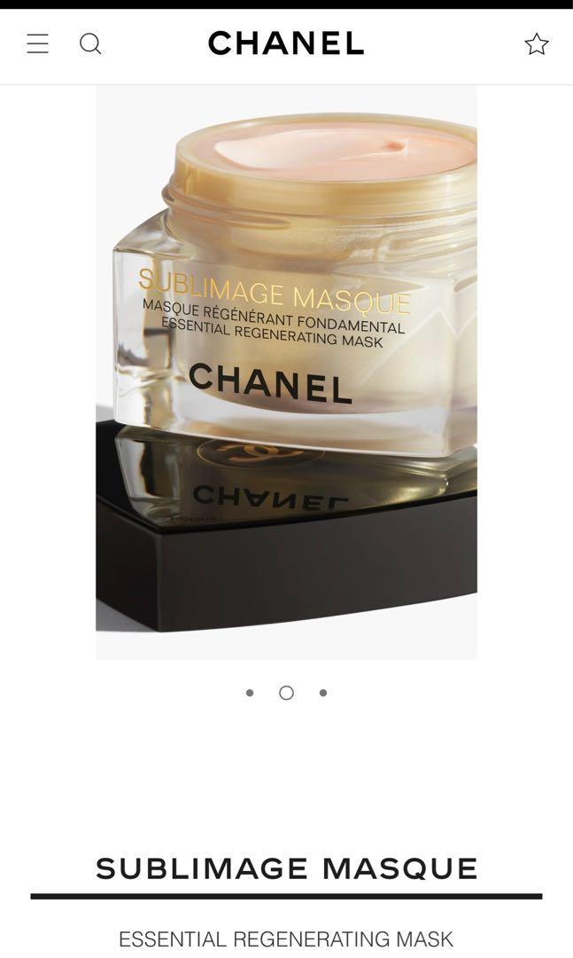 100% Authentic Chanel Sublimage Masque, Beauty & Personal Care