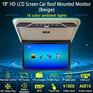 19 Inch HD 1080P Car roof monitor (Grey color)