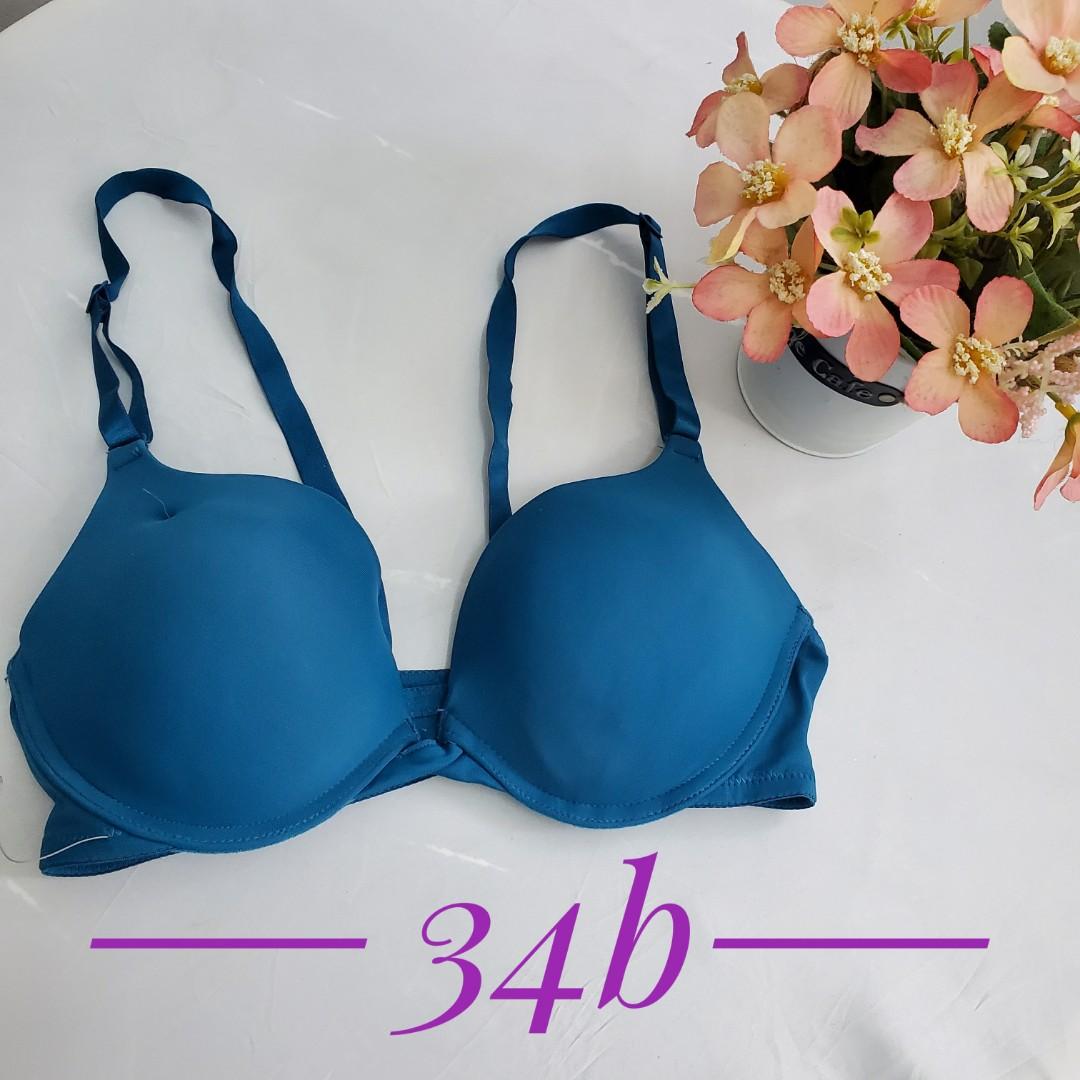 34b blue bra, Women's Fashion, New Undergarments & Loungewear on Carousell