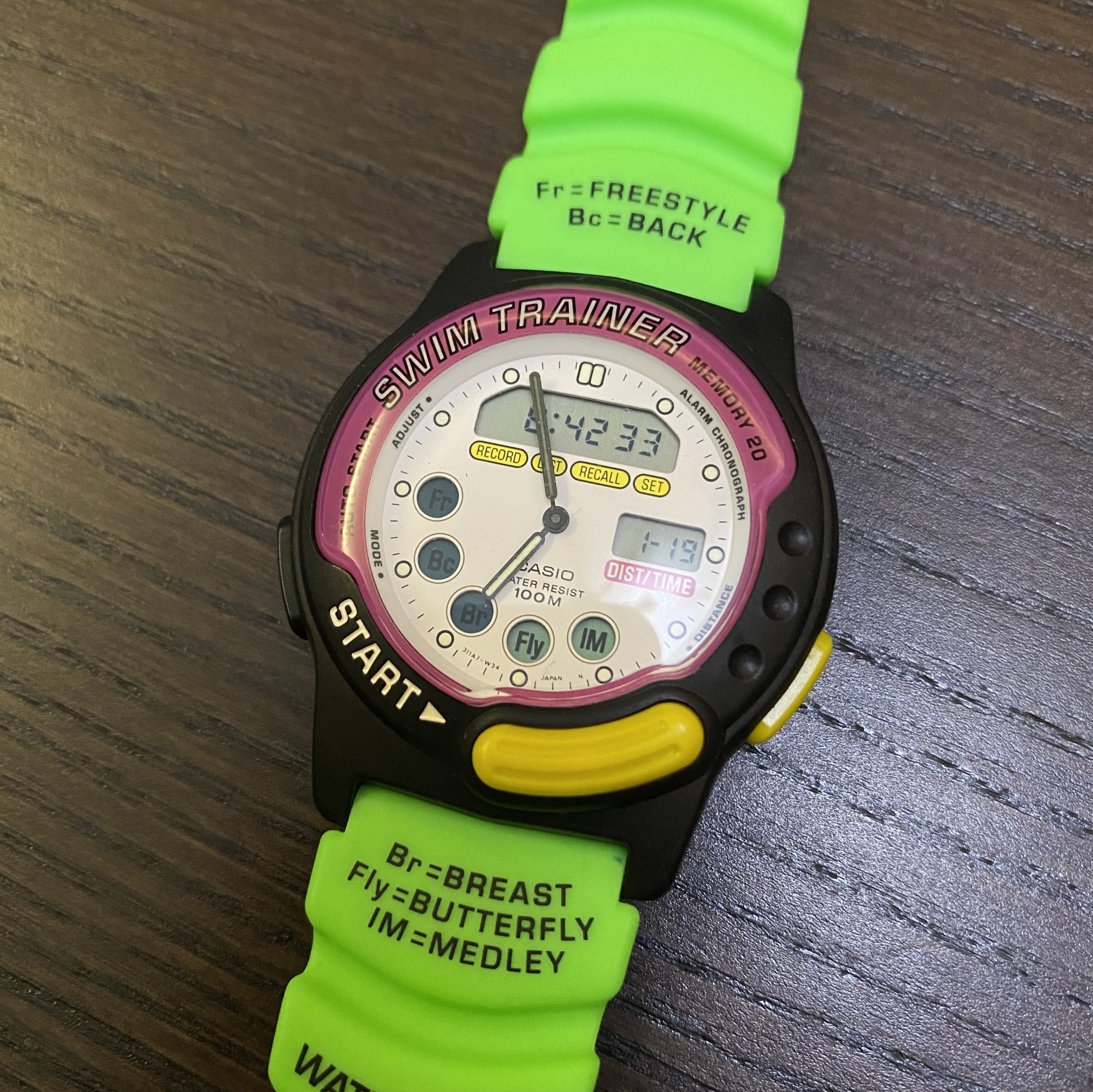 Casio swim trainer clearance