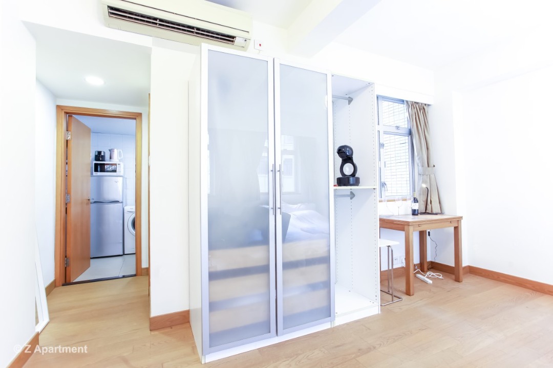 Short-term lease, Wan Chai, Studio, Serviced apartment, Move-in immediately, No commission, Fully furnished62865879787649114