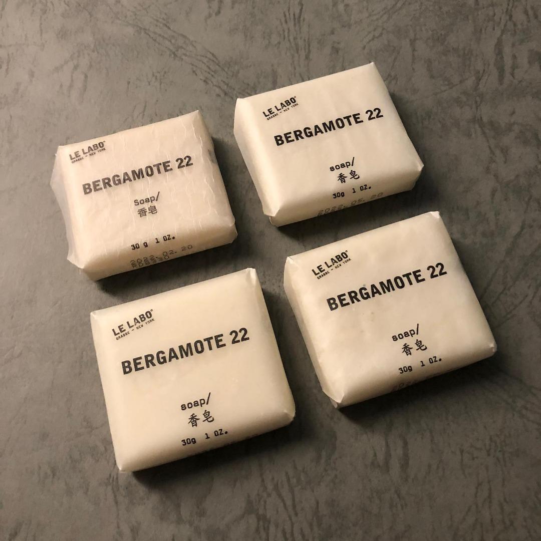 斷捨離！全新未使用Le Labo Bergamote 22 香皂肥皂Soap, 美容＆個人