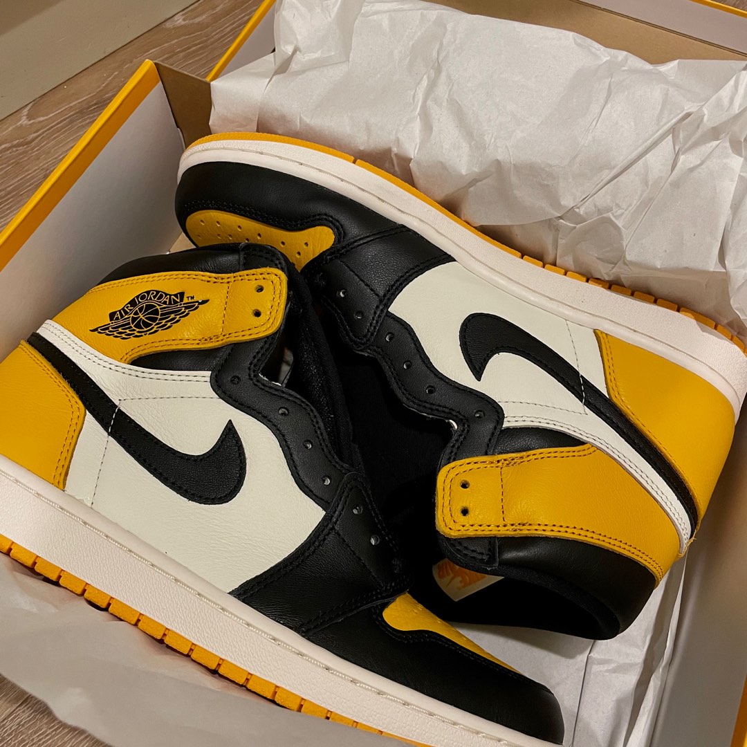 Air Jordan 1 Retro High OG Taxi 555088-711 尺寸10.5 可刀, 他的時尚