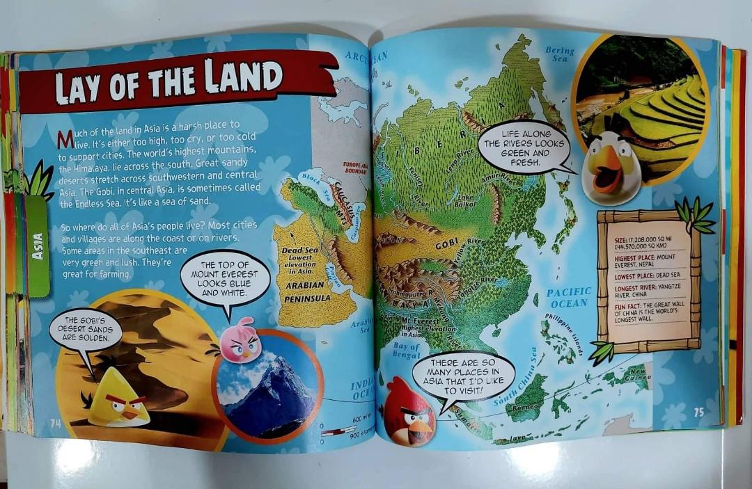 Angry Birds Playground Atlas book, Hobbies & Toys, Books &