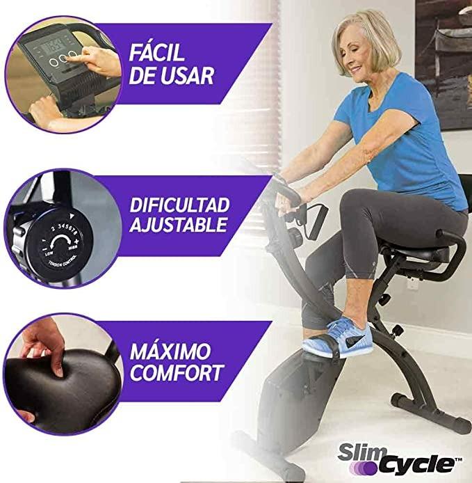 Upright stationary bike with back support hot sale