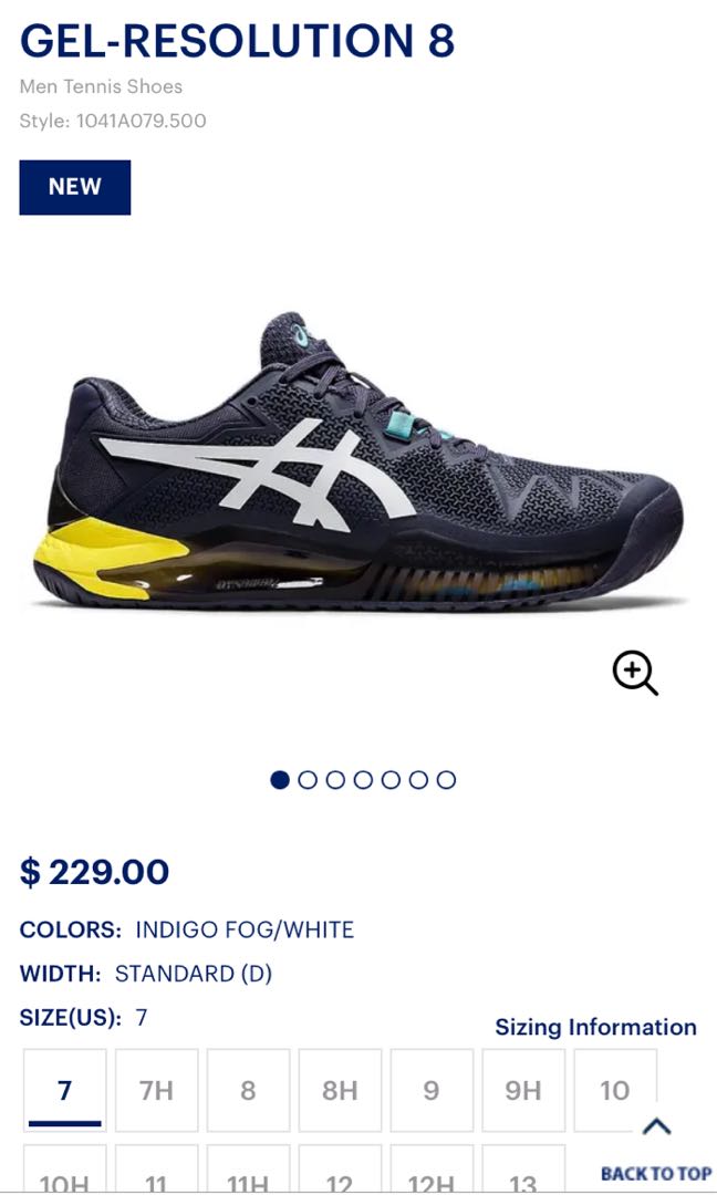 Men's tennis shoes asics us discount