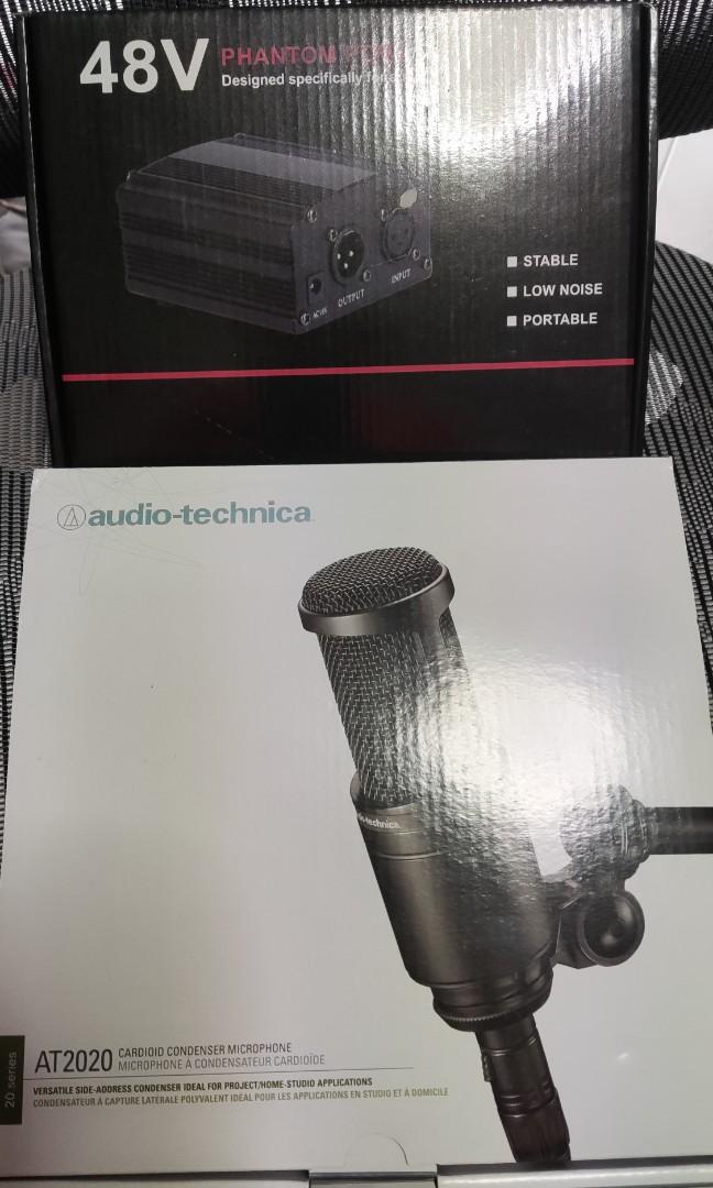 AT2020 w/ 48v Phantom Power Condenser Mic (XLR only), Audio