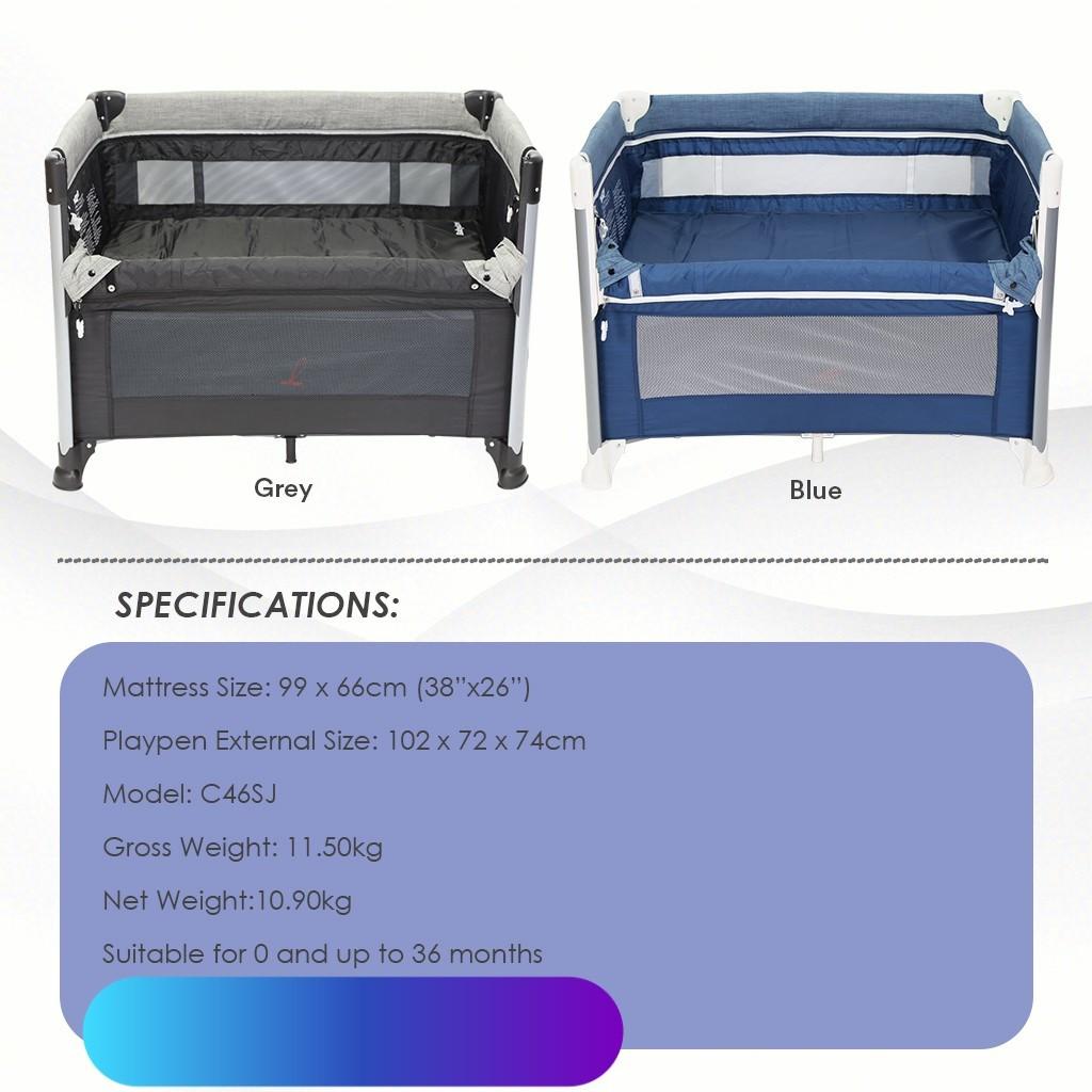 Baby Travel Cot / Play Pen / Bed Side Cot, Babies & Kids, Baby Nursery