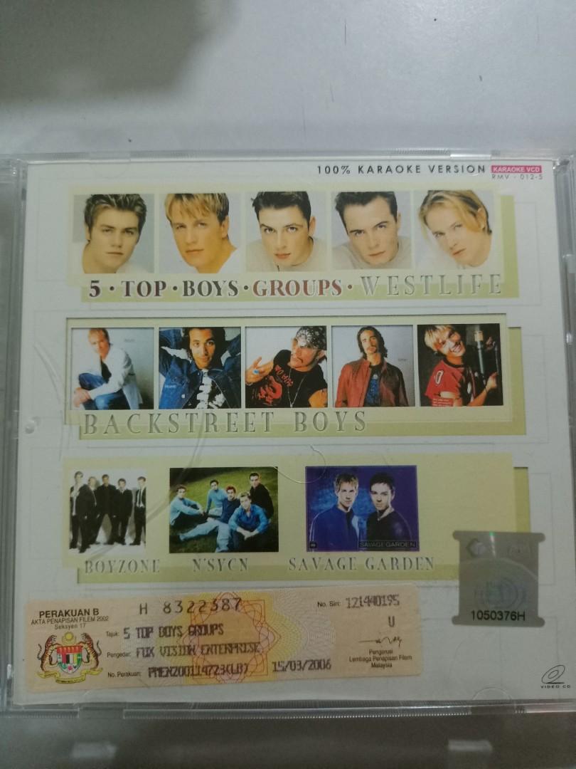 Backstreet Boys Karaoke VCD, Hobbies & Toys, Music & Media, CDs & DVDs