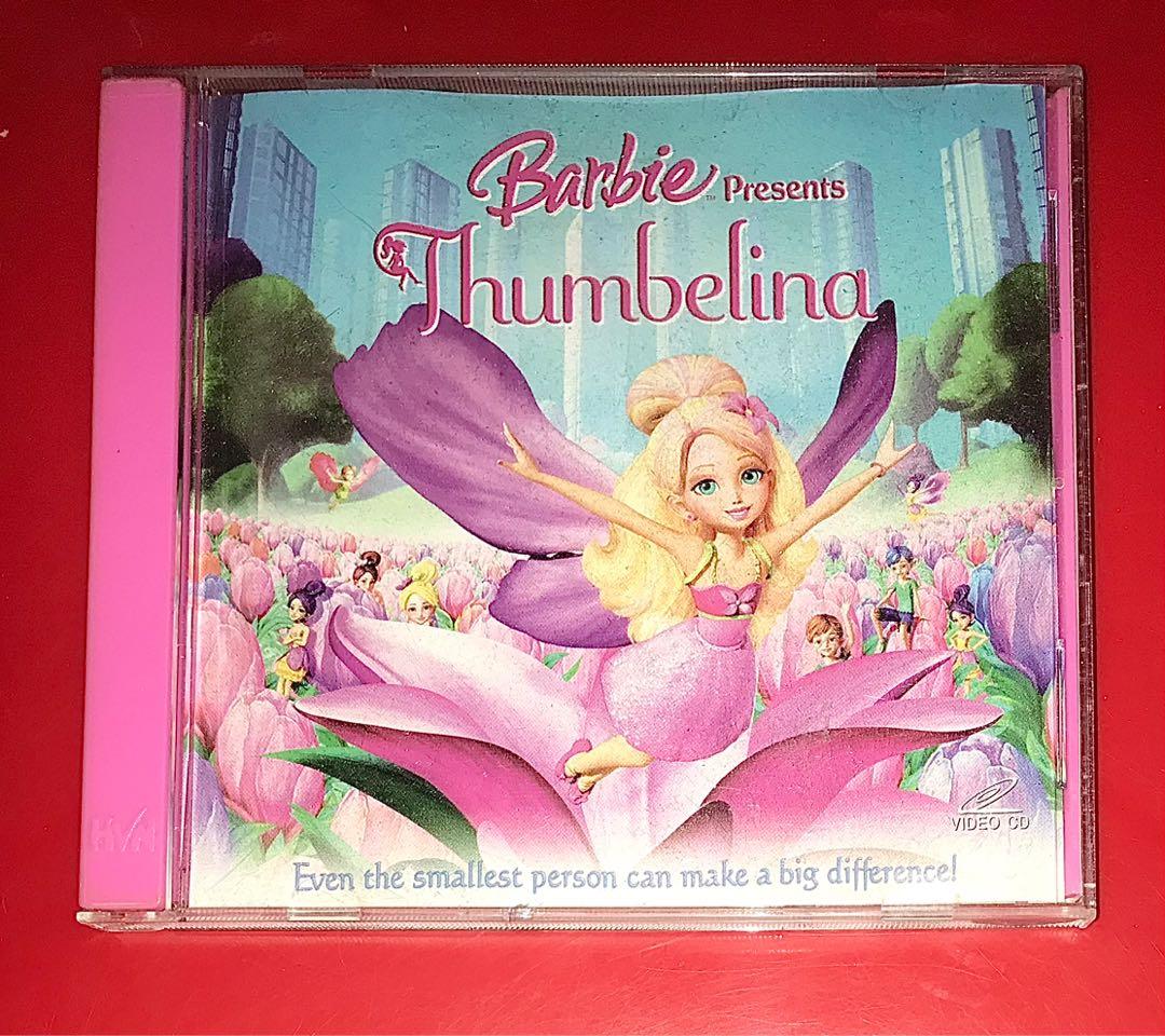 BARBIE - THUMBELINA CARTOON VCD VIDEO CD, Hobbies & Toys, Music & Media,  CDs & DVDs on Carousell