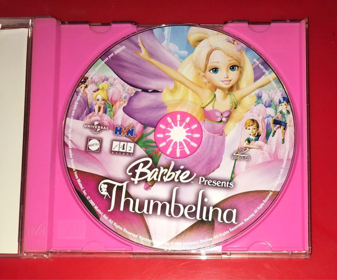 BARBIE - THUMBELINA CARTOON VCD VIDEO CD, Hobbies & Toys, Music & Media,  CDs & DVDs on Carousell