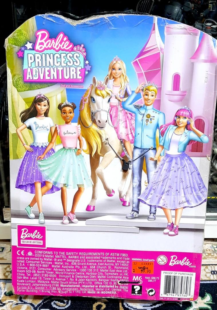Barbie princess adventure hotsell poster