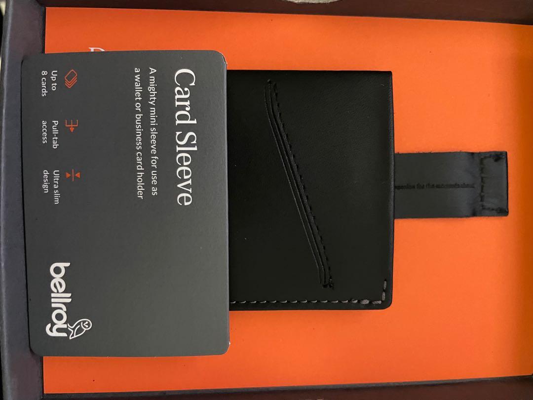 Bellroy Card Sleeve black, Men's Fashion, Watches & Accessories