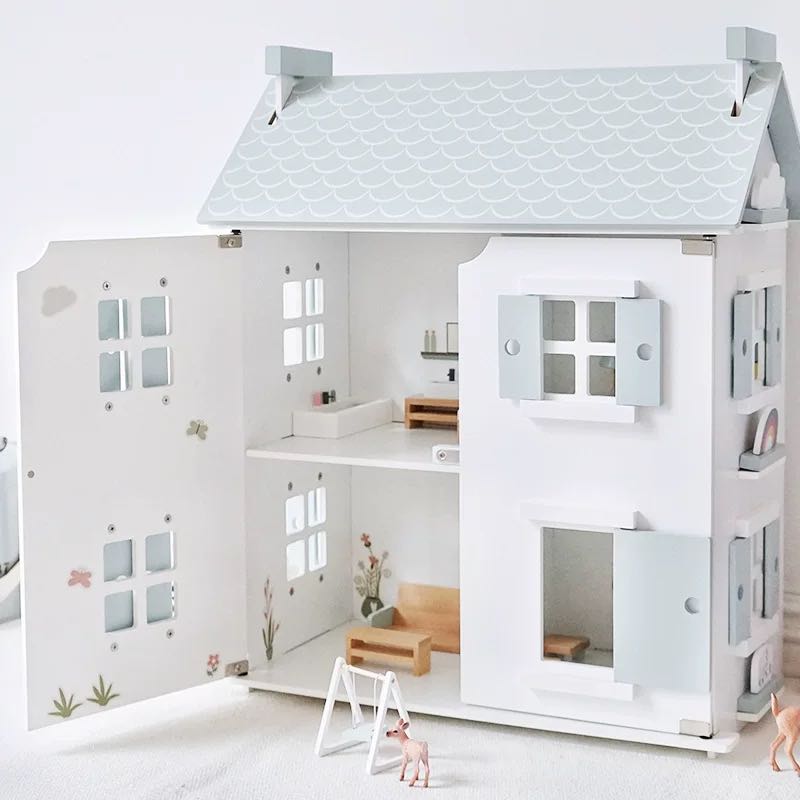 Teamson kids hand carry fairy shop doll house with 7 accessories