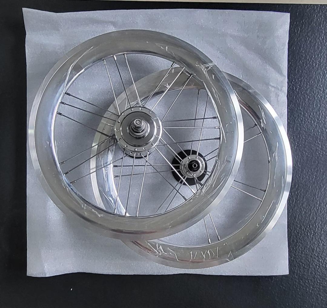 Brand New SILVEROCK wheelset Brompton pikes 360 compatible