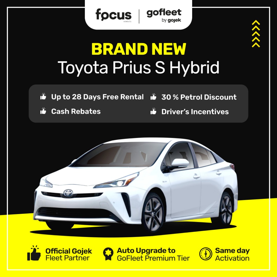 Brand New Toyota Prius S Hybrid, Cars, Car Rental on Carousell