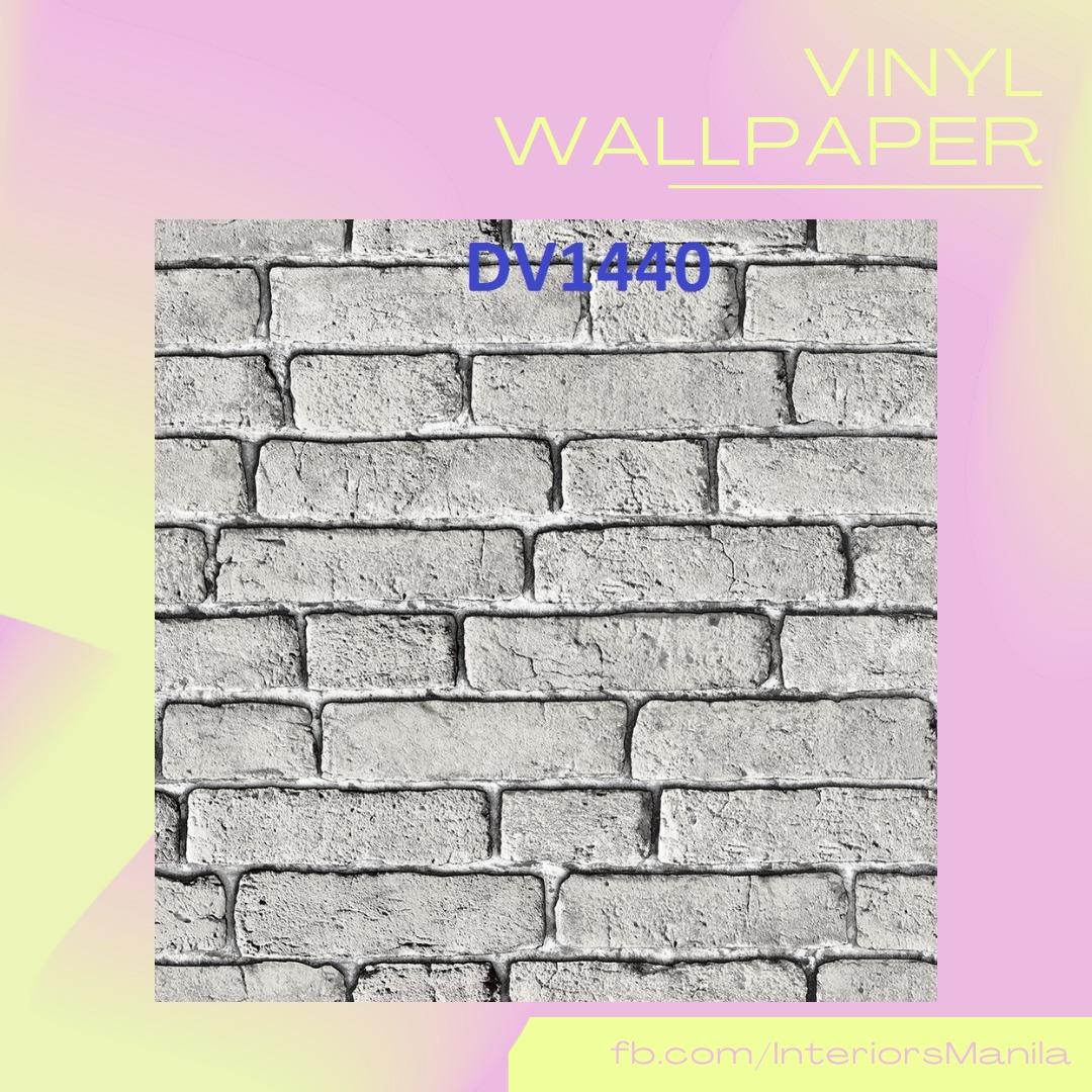 Brick Style Vinyl Wallpaper, Furniture & Home Living, Home Decor, Wall