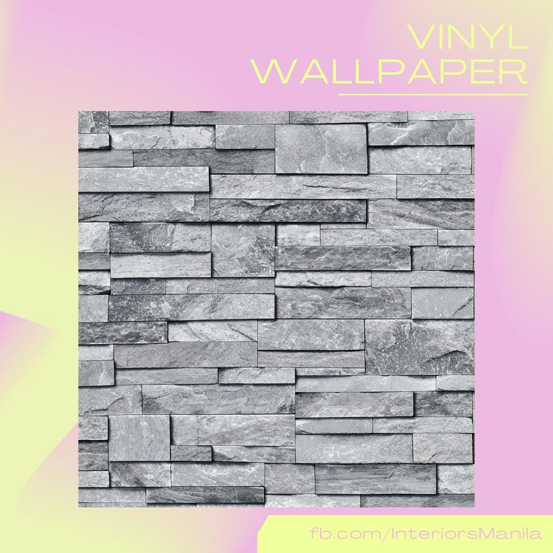 Brick Style Vinyl Wallpaper, Furniture & Home Living, Home Decor, Wall