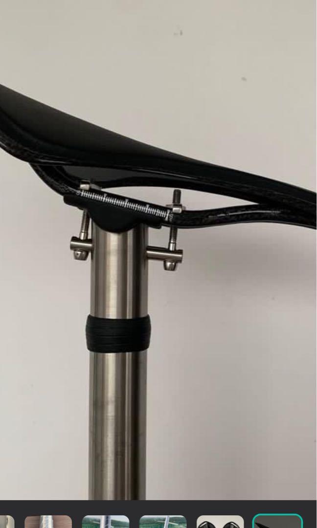 □Brompfication Black Titanium Seatpost□ パーツ Brompfication