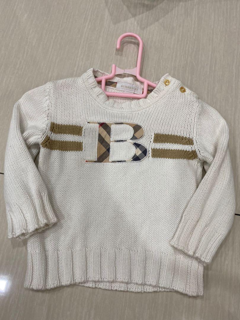Burberry baby sweater 6 m, Babies & Kids, Babies & Kids Fashion on Carousell