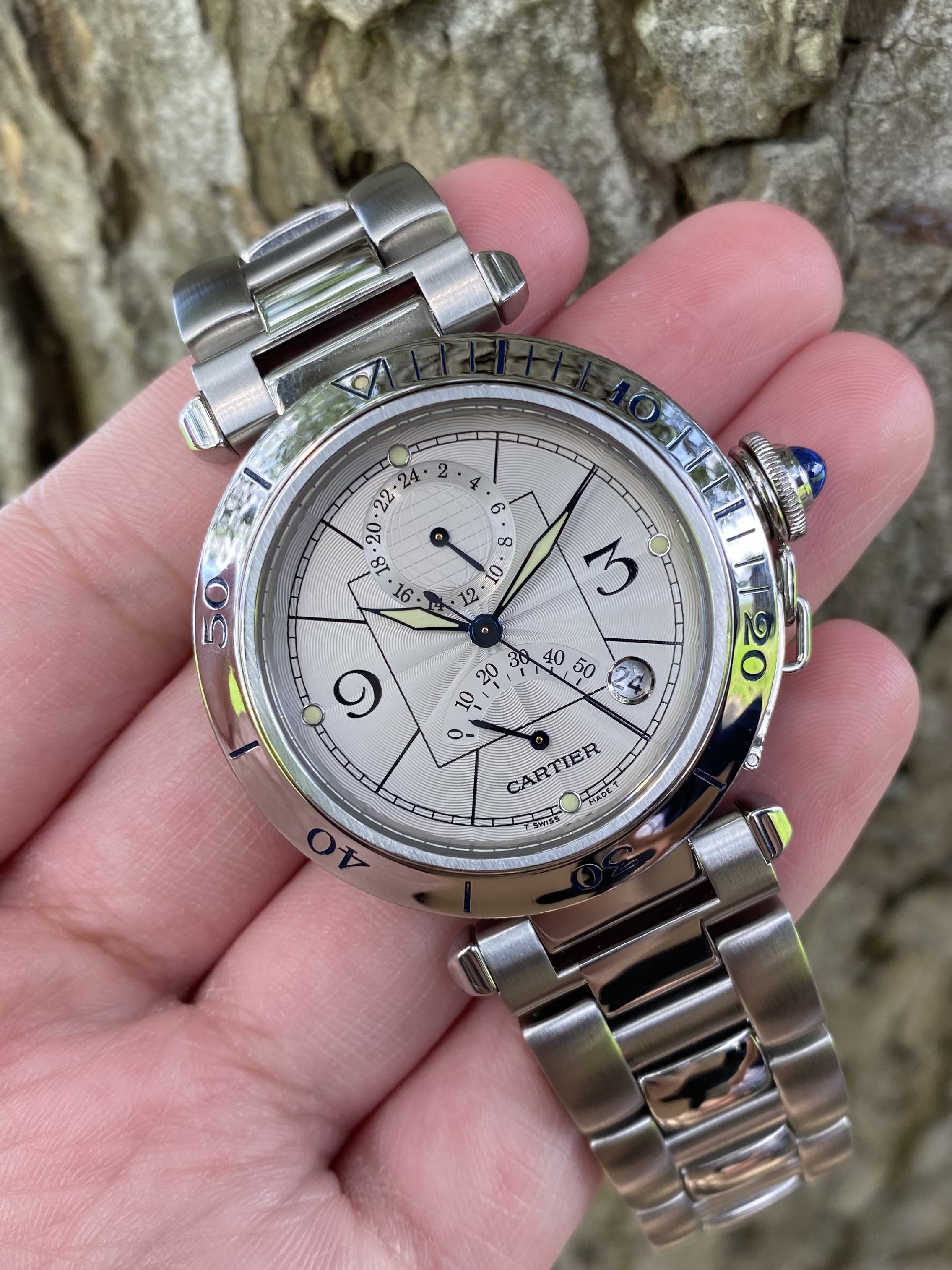 CARTIER Pasha GMT Power Reserve 38mm