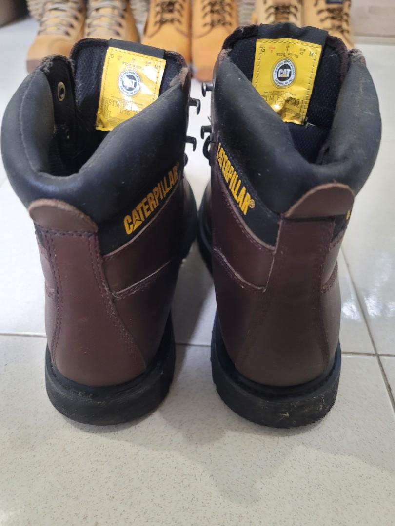 Caterpillar Steel Toe Boots (Brown), Men's Fashion, Footwear, Boots on  Carousell