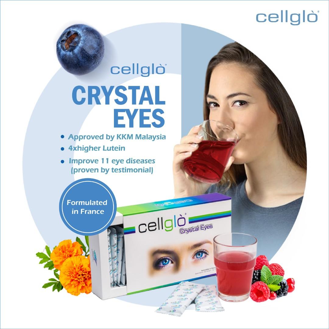 Cellglo crystal eyes, Health & Nutrition, Health Supplements, Vitamins