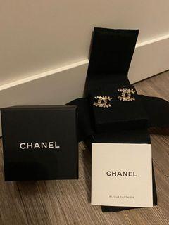 Chanel cc logo 耳環