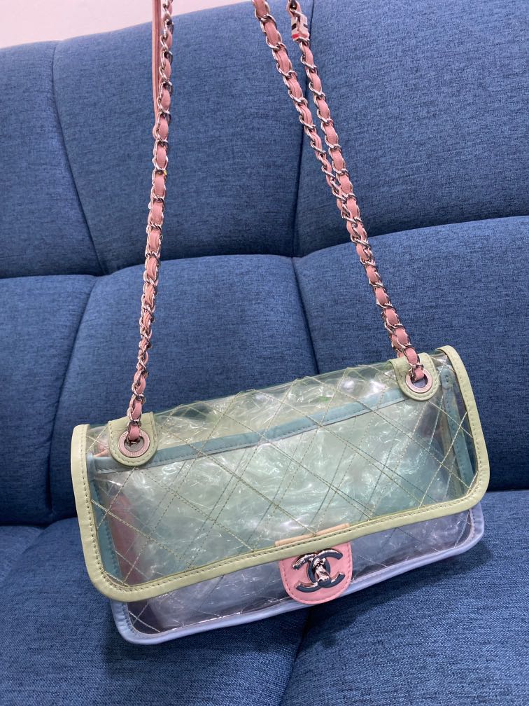Chanel transparent on sale flap bag