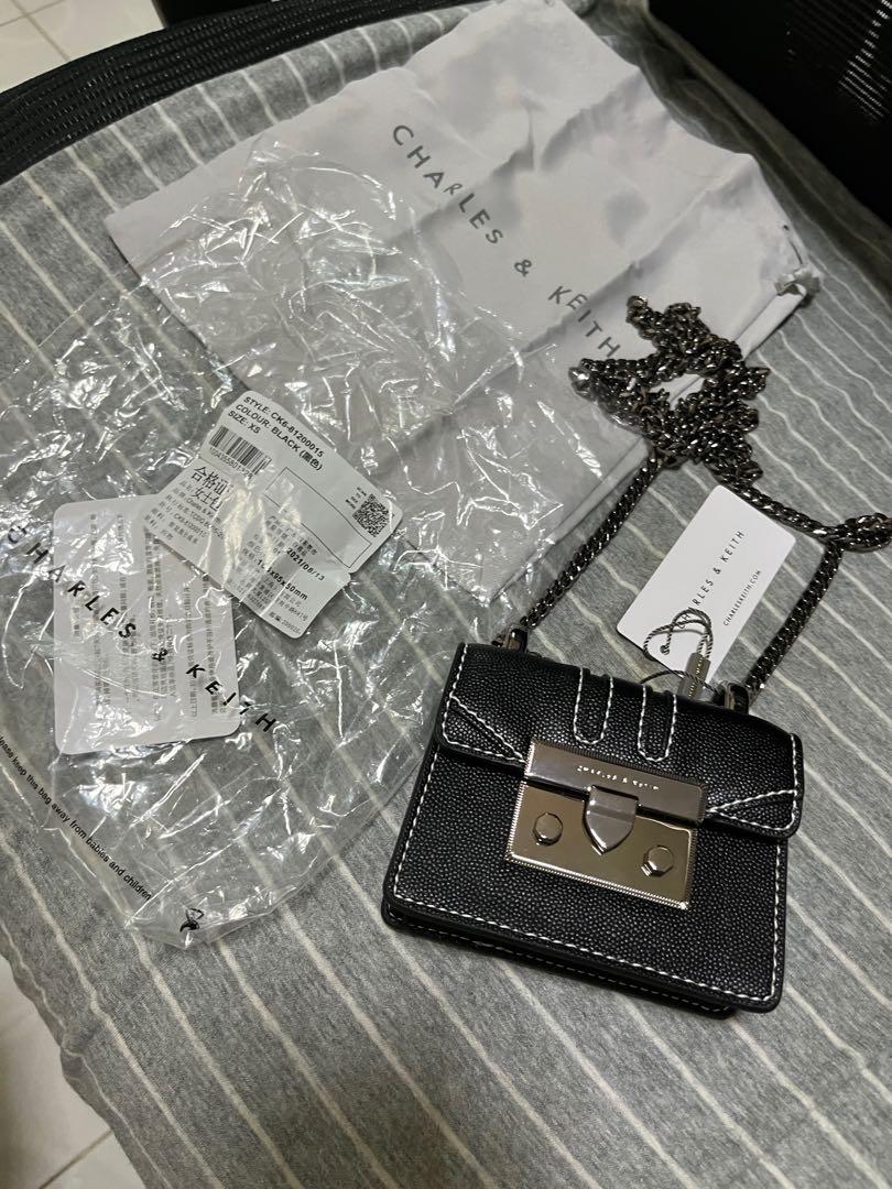 Charles & Keith Mini Sling Bag, Women's Fashion, Bags & Wallets, Cross