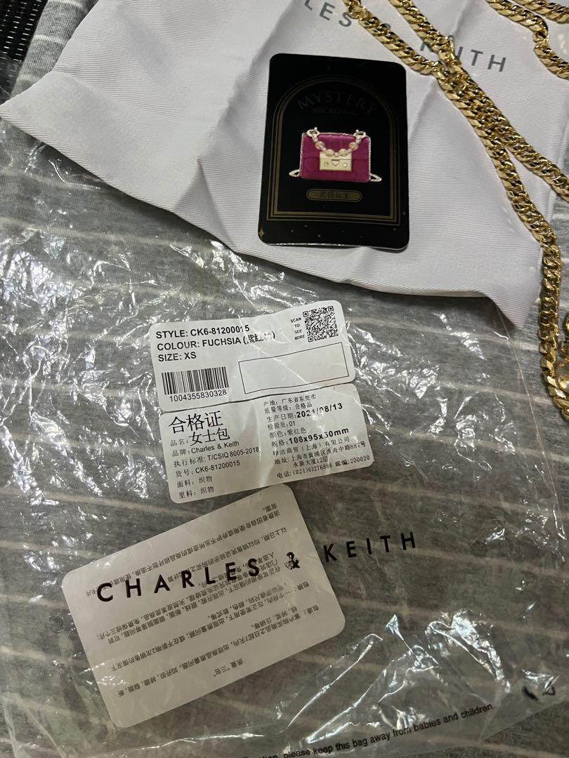 Charles & Keith Mini Sling Bag, Women's Fashion, Bags & Wallets, Cross