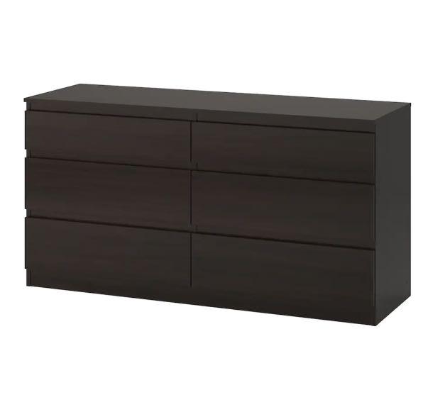 CHEST OF 6 DRAWER KULLEN cupboard, Furniture & Home Living, Furniture