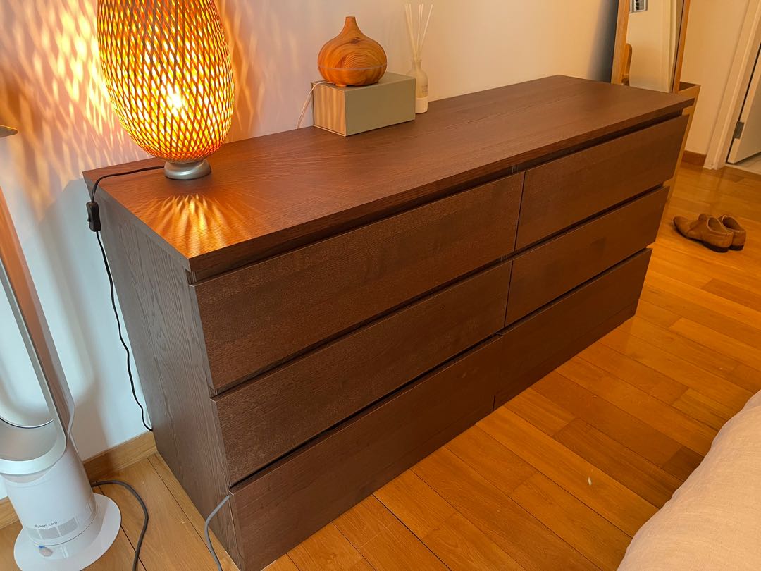 CHEST OF 6 DRAWER KULLEN cupboard, Furniture & Home Living, Furniture