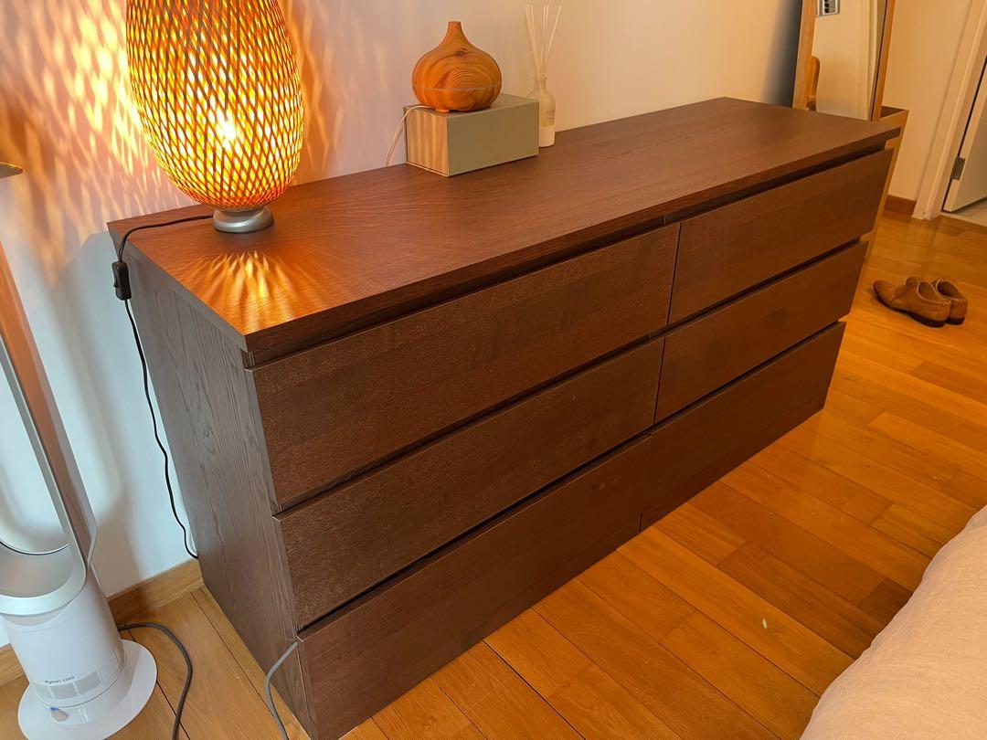 CHEST OF 6 DRAWER KULLEN cupboard, Furniture & Home Living, Furniture