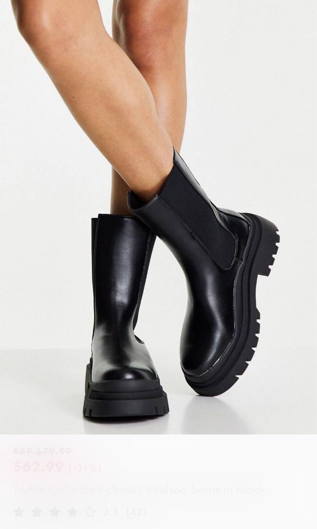 Truffle collection shop black boots