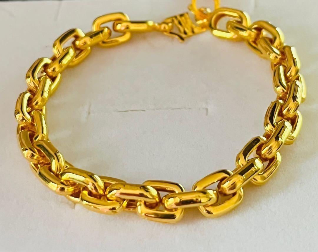 Chunky bracelet gold new arrivals