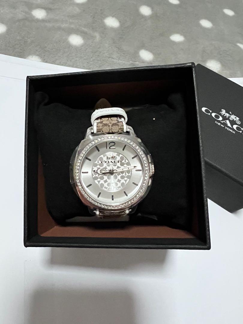 Coach boyfriend discount watch white