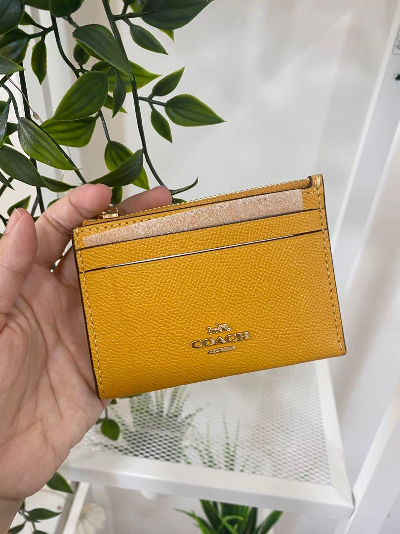 Mustard yellow coach bag hot sale