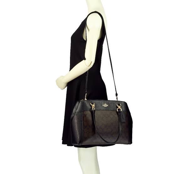 Coach LARGE BROOKE CARRYALL COACH F26140 LIGHT GOLD BROWN