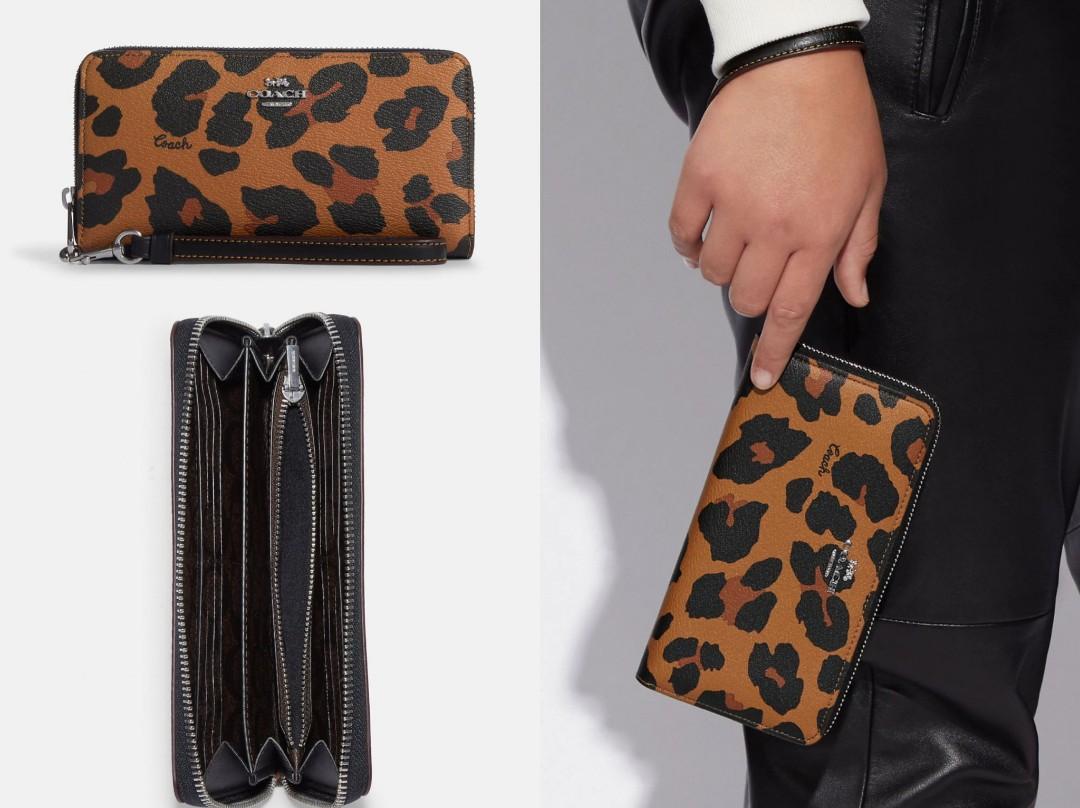 Coach outlet long zip around wallet Clearance