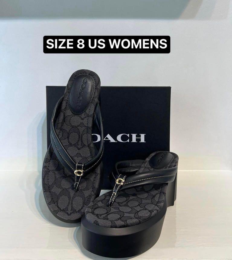 Coach Sandals, Women's Fashion, Footwear, Wedges on Carousell