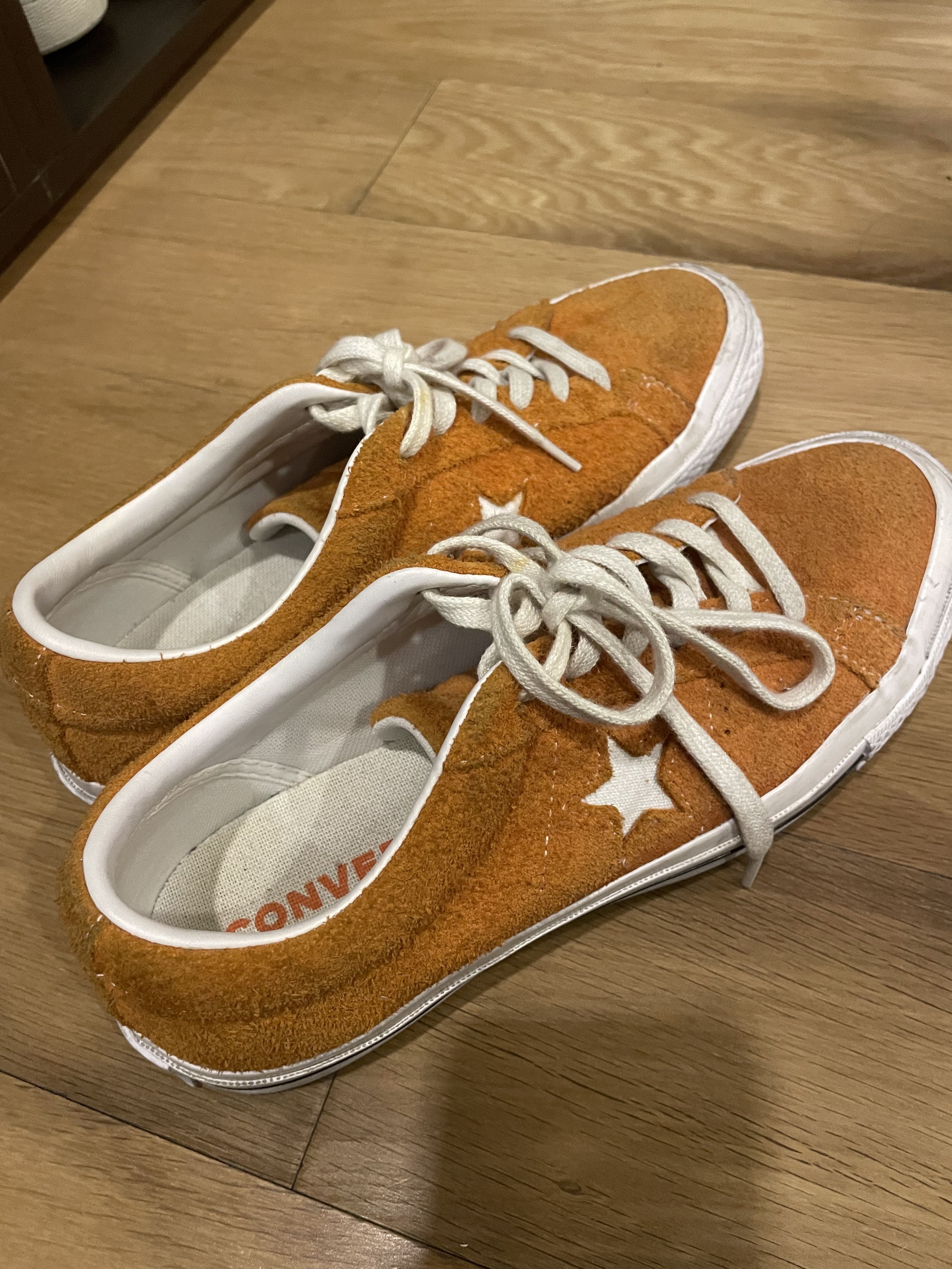 CONVERSE ONE STAR SUEDE ORANGE Men s Fashion Footwear Sneakers on Carousell