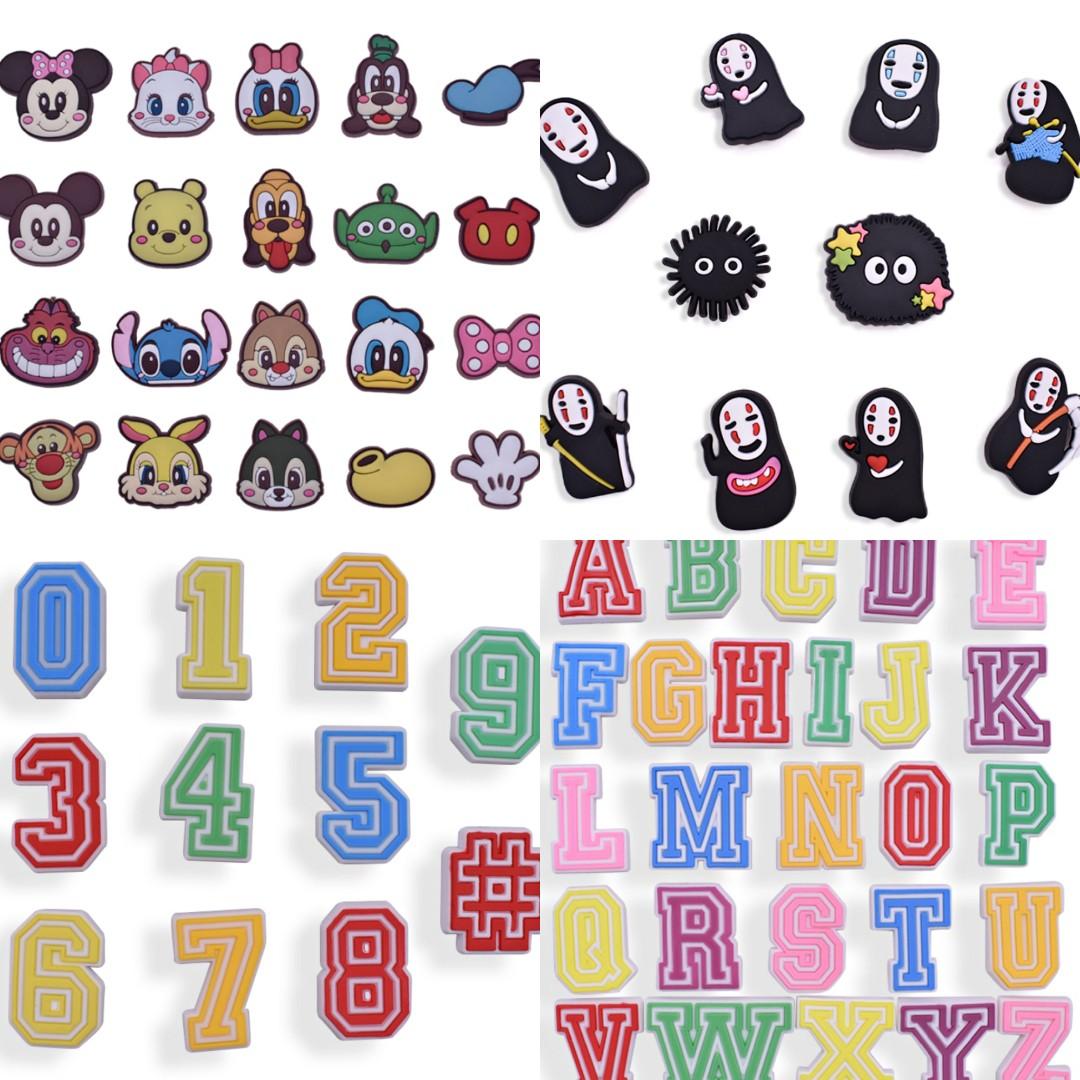 Crocs jibbitz button pin Disney charms shoes DIY Men s Fashion