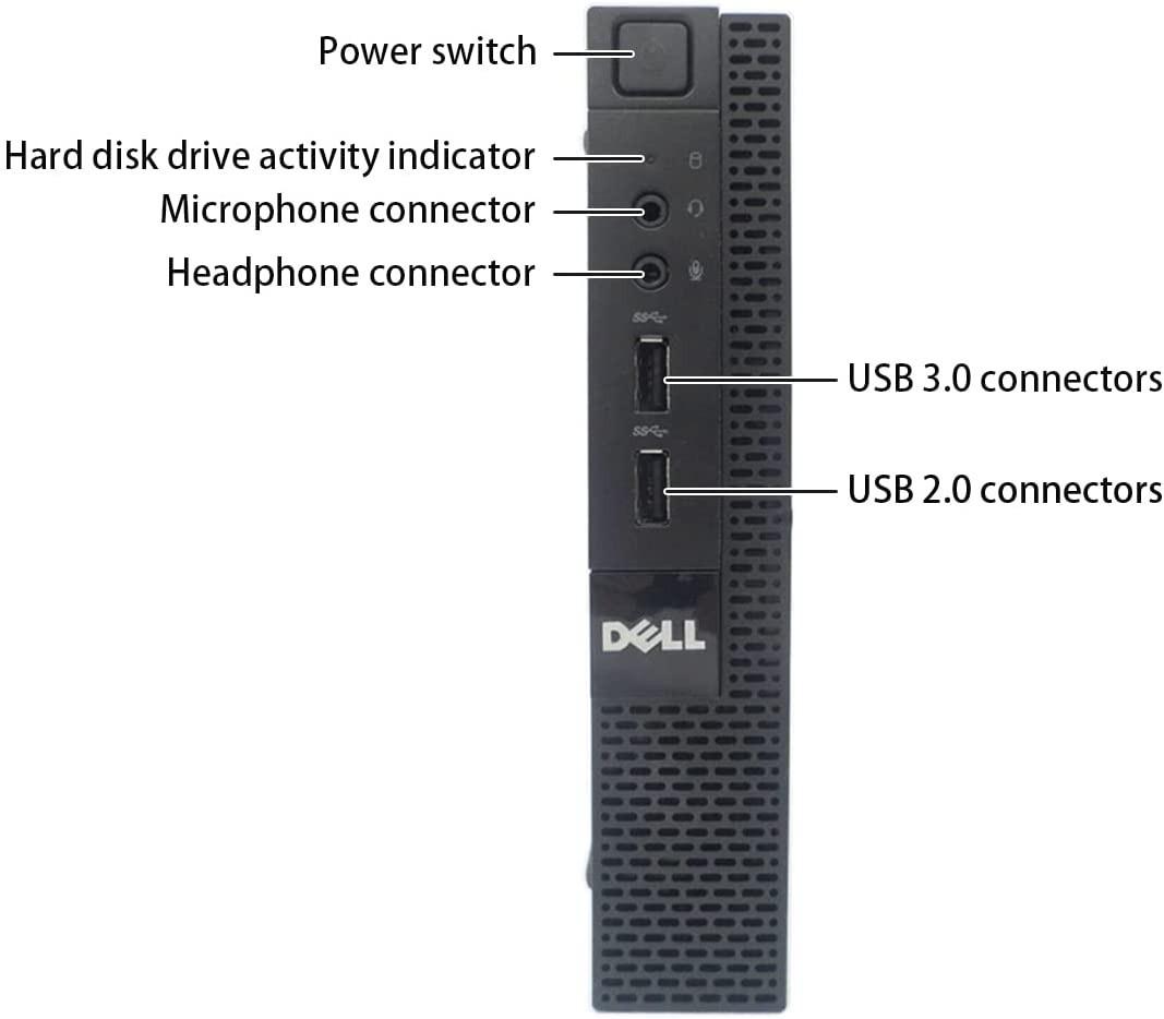 Dell Optiplex 3020 Micro Desktop i34160T 3.10Gh 8GB DDR3 RAM 500GB HDD