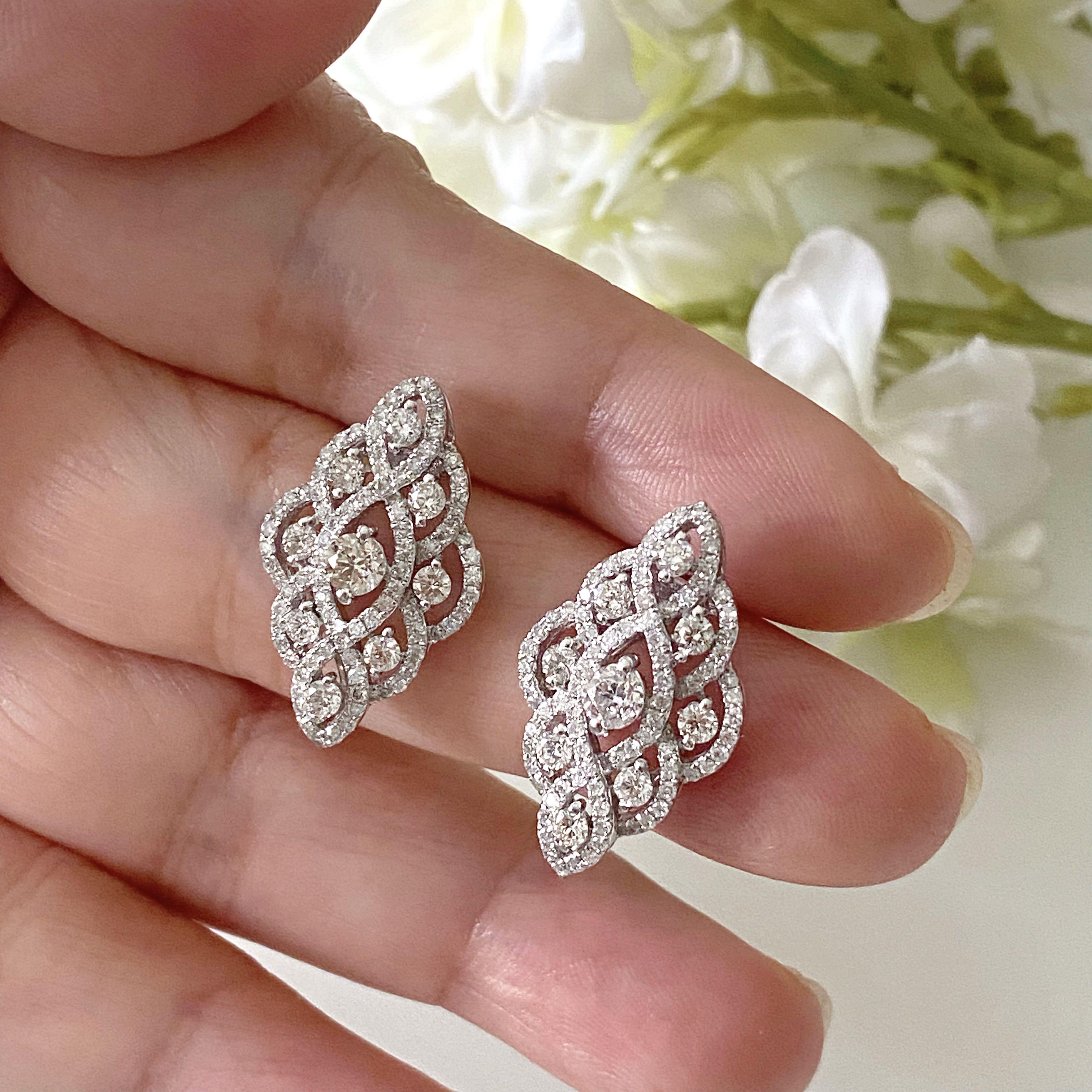 Real diamond earring outlet designs