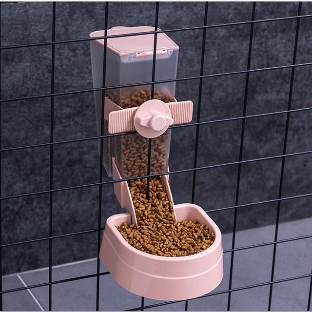 Hanging dog food dispenser cheap