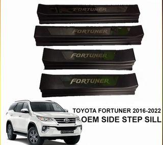 ELECTROVOX Toyota Fortuner 2016 to 2022 OEM Side stepsill / Step sill In and Out